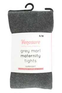 Venosure Grey Marl Supersoft Maternity Tights